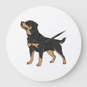 Rottweiler-hond, Rottweiler-hond staand Grote Klok