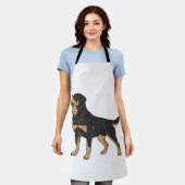 Rottweiler hond, Rottweiler hond staand Schort (Gedragen)