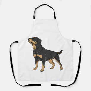 Rottweiler hond, Rottweiler hond staand Schort