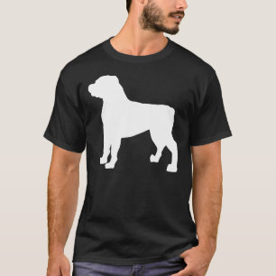 Rottweiler Hond Silhouet 22 T-shirt