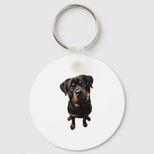 Rottweiler hond sleutelhanger