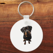 Rottweiler hond sleutelhanger (Voorkant)