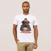 Rottweiler Hond Speelkaarten T-shirt (Voorkant volledig)