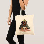 Rottweiler Hond Speelkaarten Tote Bag (Voorkant (product))