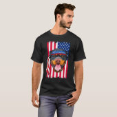 Rottweiler-hond T-shirt (Voorkant volledig)