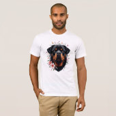 Rottweiler Hond T-shirt (Voorkant volledig)