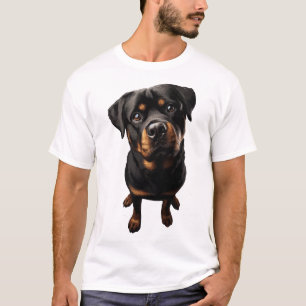 Rottweiler hond t-shirt
