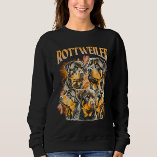 Rottweiler Hond T-Shirt Rottweiler Hond Vintage 90