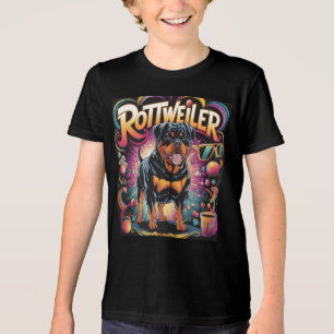 Rottweiler Hond Tri-Blend Shirt