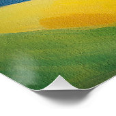 Rottweiler hond wandelen in het park 03 - Madelein Perfect Poster (Hoek)