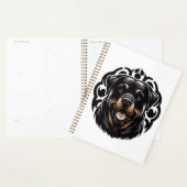 Rottweiler Honden Gezicht Planner (Display)