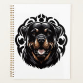 Rottweiler Honden Gezicht Planner (Voorkant)