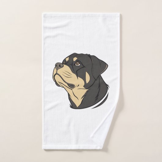Rottweiler Honden Kunst Handdoek (Handdoek)