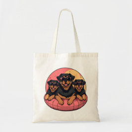 Rottweiler Honden Zomer Zwembad Floaties Tote Bag