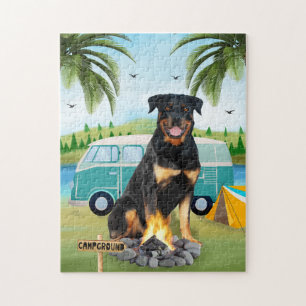 Rottweiler Hondencamping Legpuzzel