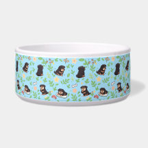 Rottweiler Hondenkom Pastel Lente Bloemendessin