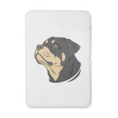 Rottweiler-hondenkunst Badmat (Voorkant Verticaal)
