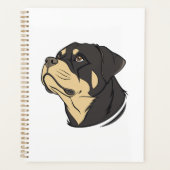 Rottweiler-hondenkunst Planner (Voorkant)