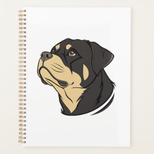 Rottweiler-hondenkunst Planner