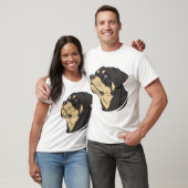 Rottweiler-hondenkunst T-shirt (Unisex)
