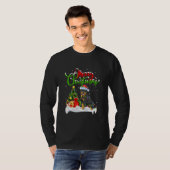 Rottweiler Hondenliefhebber Xmas Lighting Rottweil T-shirt (Voorkant volledig)