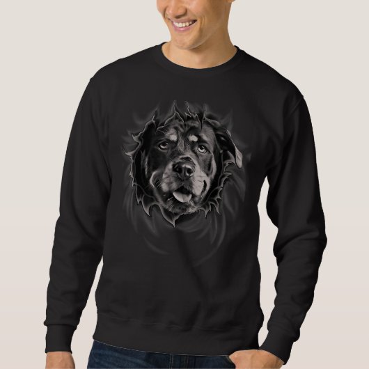 Rottweiler-Hondenliefhebbers Trui (Voorkant)