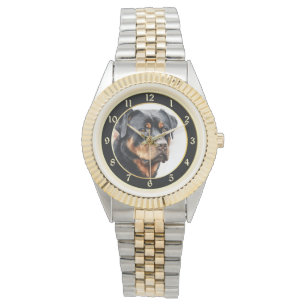 Rottweiler Hondenportret horloge