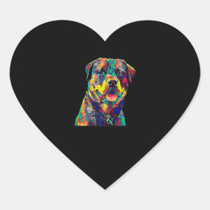 rottweiler-hondenpremie hart sticker