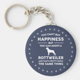 Rottweiler Hondenras Geluk Sleutelhanger