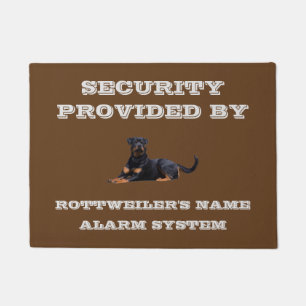 Rottweiler Hondenras House Protection Security Deurmat