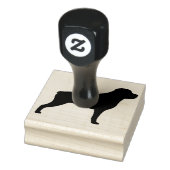 Rottweiler Hondenras Silhouette Rubberstempel (Stempel)