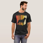 Rottweiler Hondenras Silhouette T-shirt (Voorkant volledig)