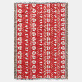 Rottweiler hondensilhouetten Schattige kerstpatroo Deken (Voorkant Verticaal)