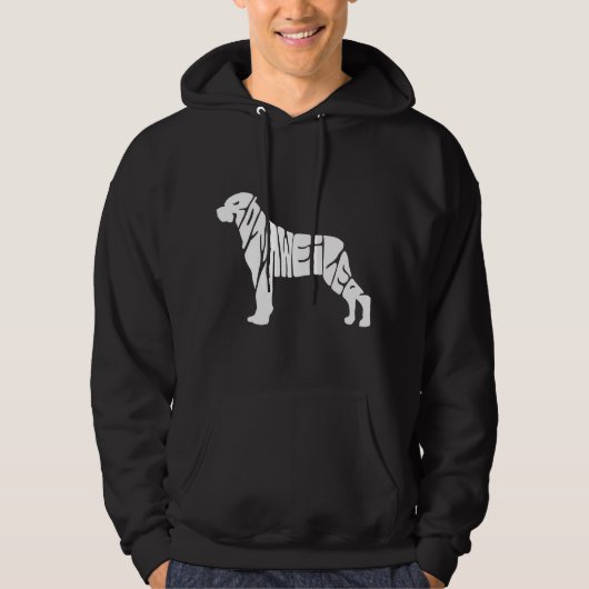 Rottweiler Hoodie (Voorkant)
