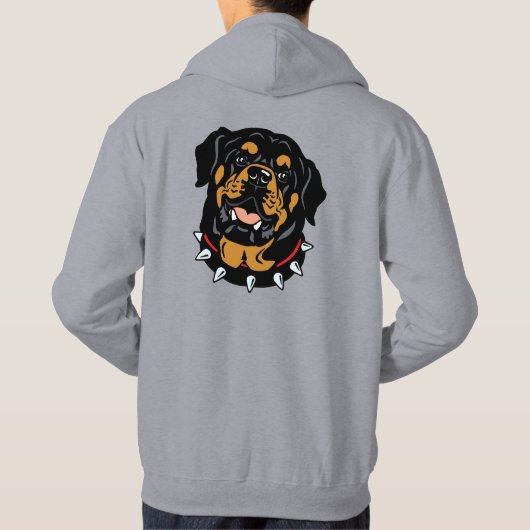 rottweiler hoodie (Achterkant)