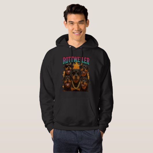 Rottweiler  hoodie (Voorkant volledig)