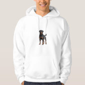 Rottweiler Hoodie – Dual Afbeelding Design (Voorkant)