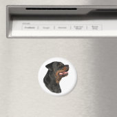 Rottweiler hoofdmagneet magneet (Insitu (Vaatwasser))