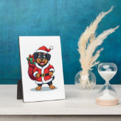 Rottweiler hulpsinterklaas fotoplaat (Zijkant)