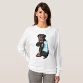 Rottweiler I Love Mam Tattoo T-shirt (Voorkant volledig)