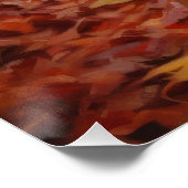 Rottweiler in Herfstbladeren Herfst Inspire Perfect Poster (Hoek)