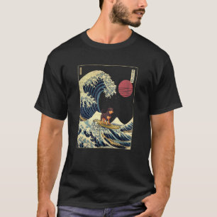 Rottweiler Japans Kanagawa Wave Surf Dog 1 T-shirt