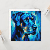 Rottweiler Kaart (Voorkant / Achterkant in situ)