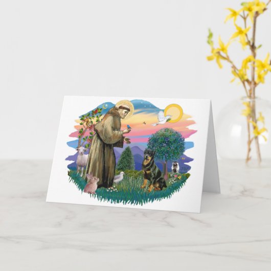 rottweiler kaart (Gele Bloem)