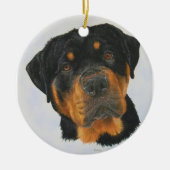Rottweiler Keramisch Ornament (Voorkant)