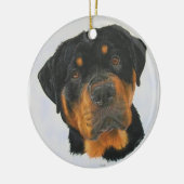 Rottweiler Keramisch Ornament (Links)