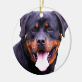 rottweiler keramisch ornament (Links)