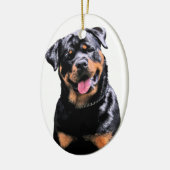 Rottweiler Keramisch Ornament (Links)