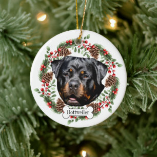 Rottweiler Keramisch Ornament