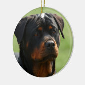 Rottweiler Keramisch Ornament (Links)